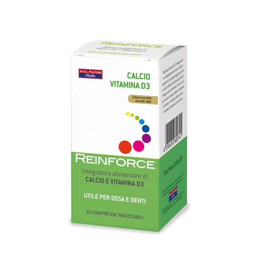 Reinforce Calcio E Vitamina D3 Integratore 30 Compresse