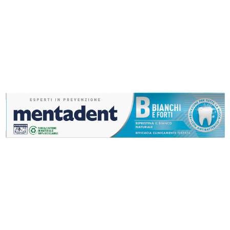 Mentadent Dentifricio Denti Bianchi E Forti 75ml