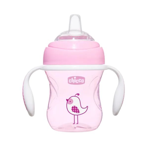 Chicco Tazza Transition Rosa 4 Mesi+ 1 Pezzo