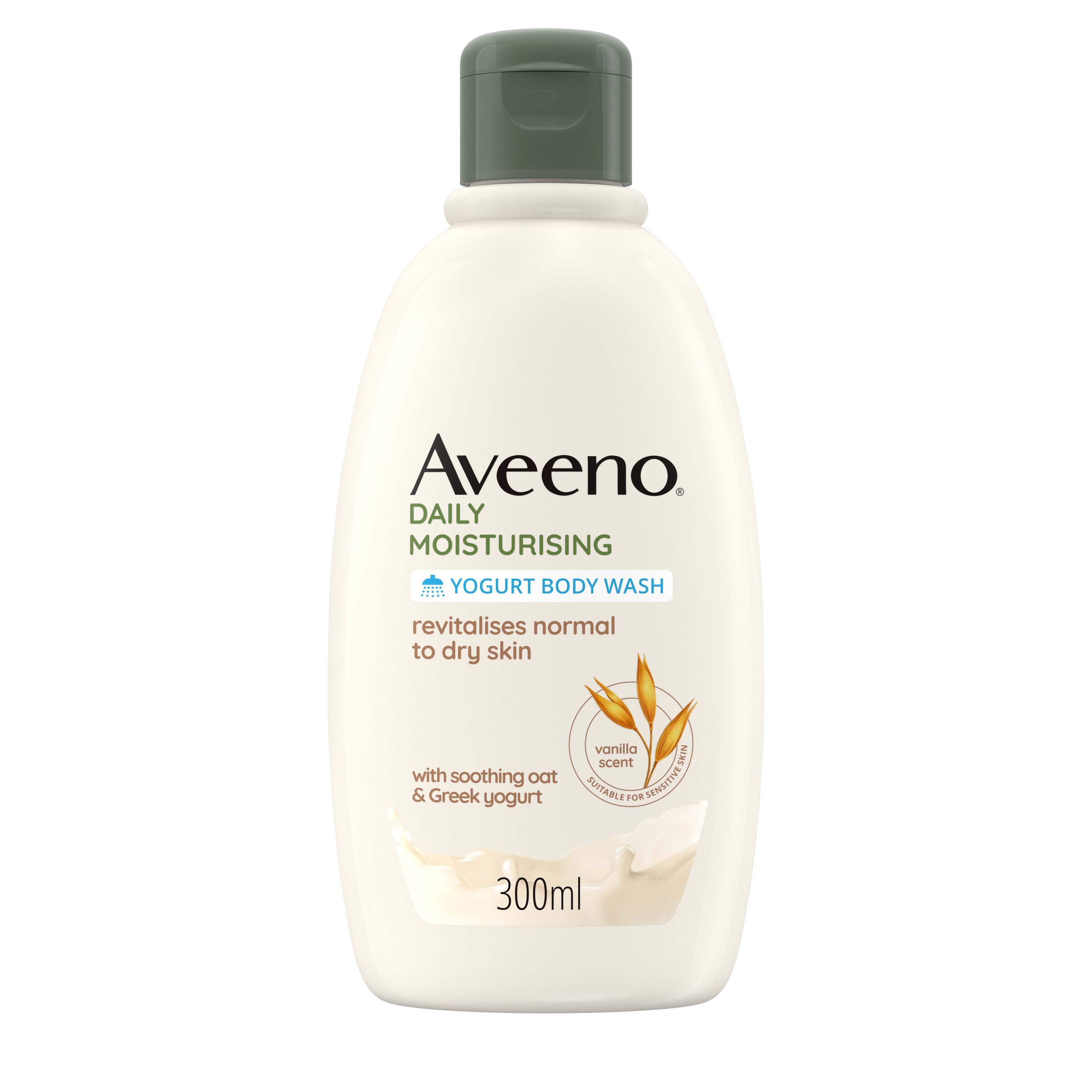 Aveeno Linea Quotidiana Bagno Doccia allo Yogurt Al Profumo Vaniglia Avena 300ml