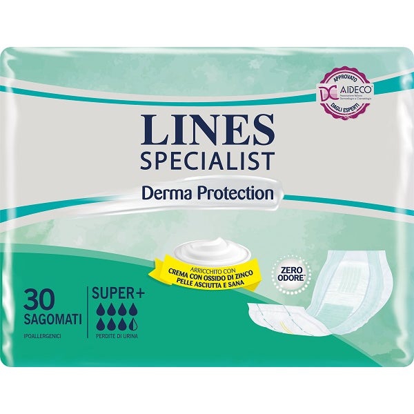 Lines Specialist Derma Protection Assorbenti Sagomati Super 30 Pezzi