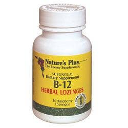 Nature's Plus Vitamina B12 Sublinguale Integratore 30 Pastiglie