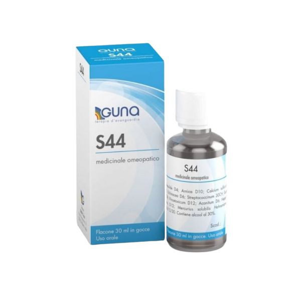 Gocce omeopatiche S44  formulate per favorire il rilassamento e migliorare la qualit del sonno.