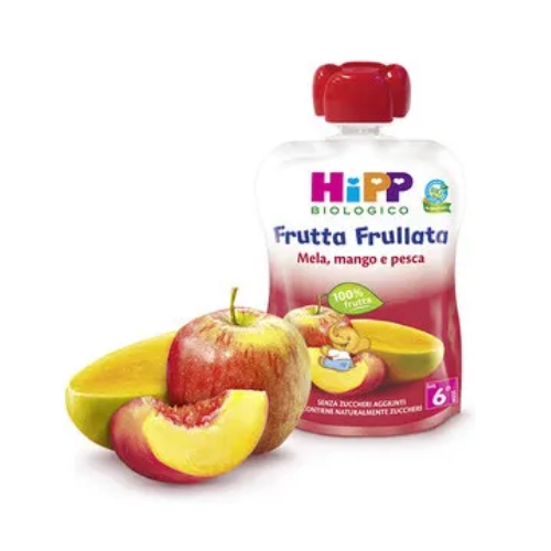 Hipp Frutta Frullata Mela Mango e Pesca 90 g