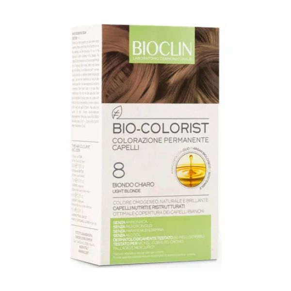 Bioclin Bio-Colorist 8 Biondo Chiaro Tintura Naturale Capelli