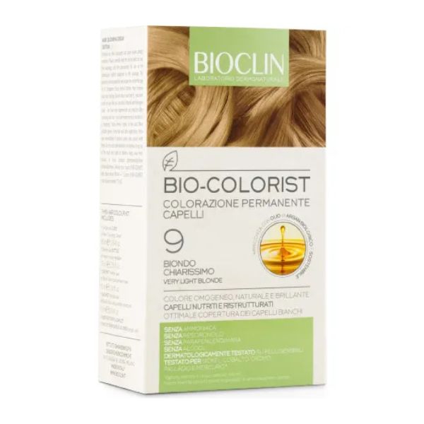 Bioclin Bio-Colorist 9 Biondo Chiarissimo Tintura Naturale Capelli