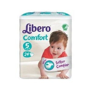 Libero Comfort 5 Pannolino Bambino Taglia 10 14kg 24 Pezzi