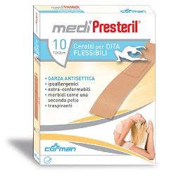 Cerotto Medipresterli Dita Flessibile E Resistente 10 Pezzi