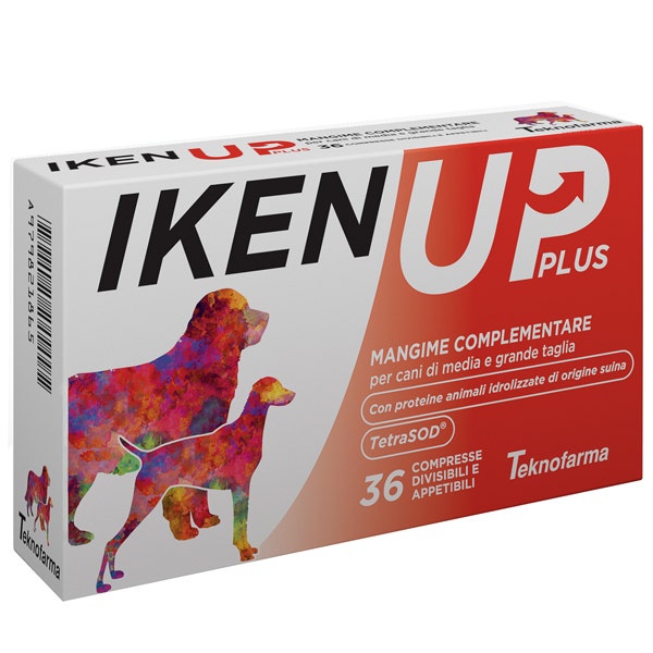 Iken Up Plus Mangime Complementare Cani Taglia Media Grande 36 Compresse