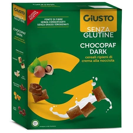 Giusto Senza Glutine Cereali Ripieni Di Crema Alla Nocciola 300g