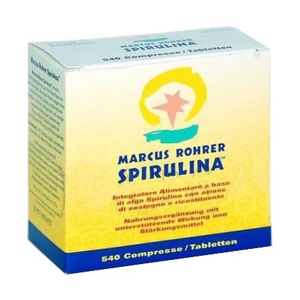 Marcus Rohrer Spirulina Ricarica Integratore 3 x 180 Compresse