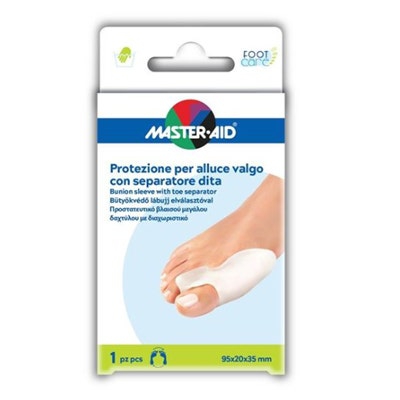 Master Aid Protezione Alluce Valgo Con Separatore Dita 1 Pezzo