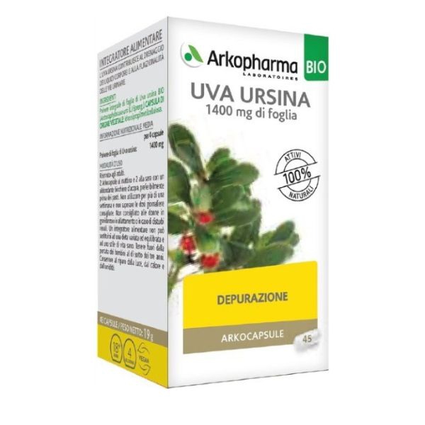 Arkocapsule Uva Ursina Bio Integratore 45 Capsule