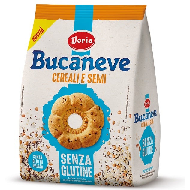 Doria Senza Glutine Bucaneve Biscotti Cereali E Semi 200g