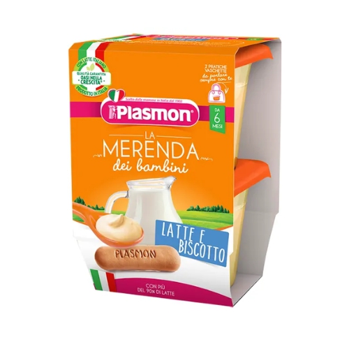 Plasmon Latte Biscotto 2x120g 6 Mesi+