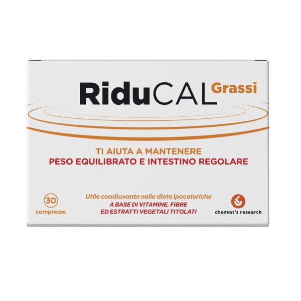 Riducal Grassi Integratore Controllo del Peso 30 Compresse