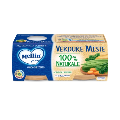 Mellin Omogeneizzato Verdure Miste 2 x 80 g