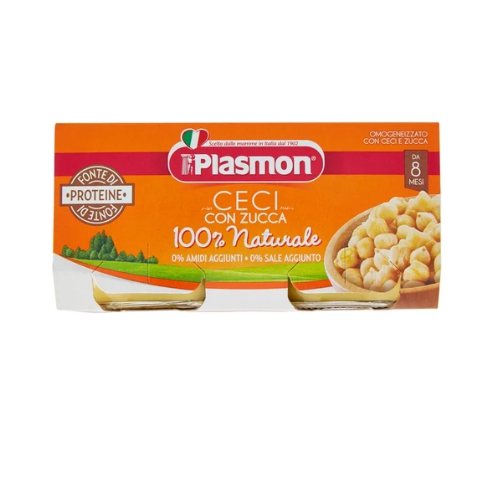 Plasmon Omogeneizzato Ceci Zucca 2x80g