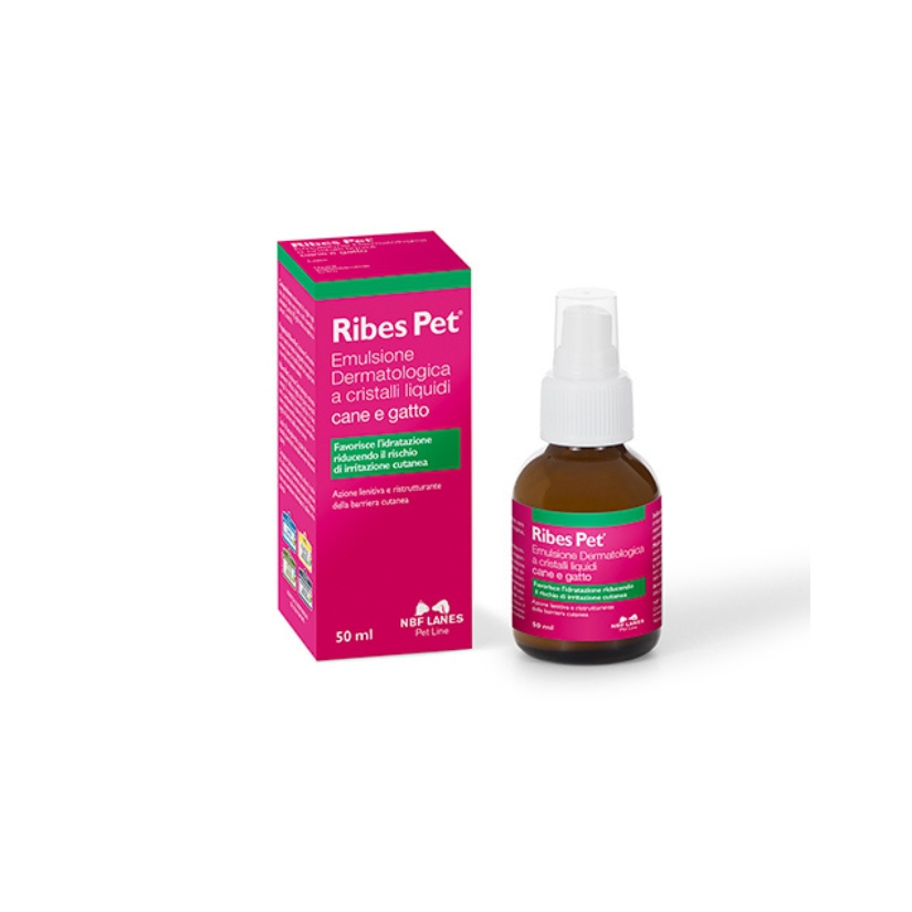 Nbf Lanes Ribes Pet Emulsione Dermatologica Contro Prurito e Allergie Cani E Gat