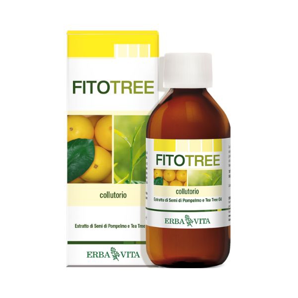 Erba Vita Fitotree Collutorio con Tea Tree Oil e Semi di Pompelmo 200 ml