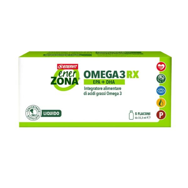 Enerzona Omega 3 RX Integratore Di Acidi Grassi 5 Flaconcini