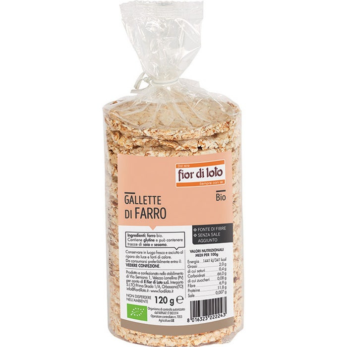 Fior Di Loto Gallette Di Farro Biologiche 120 g