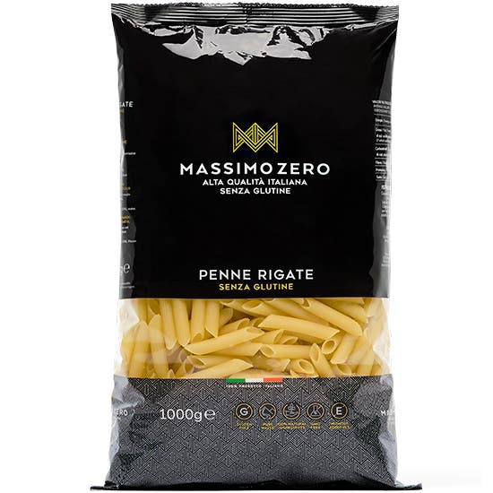 Massimo Zero Penne Rigate Pasta Senza Glutine 1 Kg