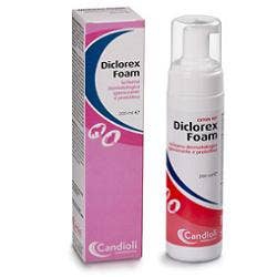 Candioli Diclorex Foam Schiuma Dermatologica Igienizzante Cani E Gatti 200 Ml