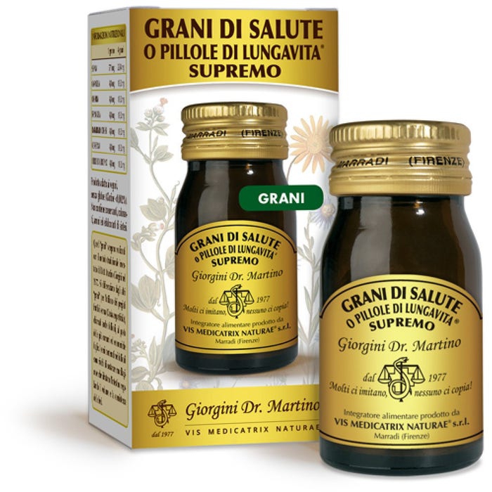 Dr Giorgini Grani Di Salute O Pillole Di Lungavita Supremo 30g