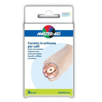 Master-aid Protezione In Schiuma Cerotto Calli Spessore 3mm 9 Pezzi