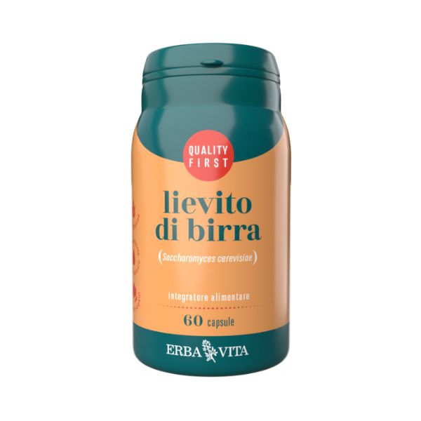 Erba Vita Lievito di Birra Integratore Pelle Capelli Unghie 60 Capsule