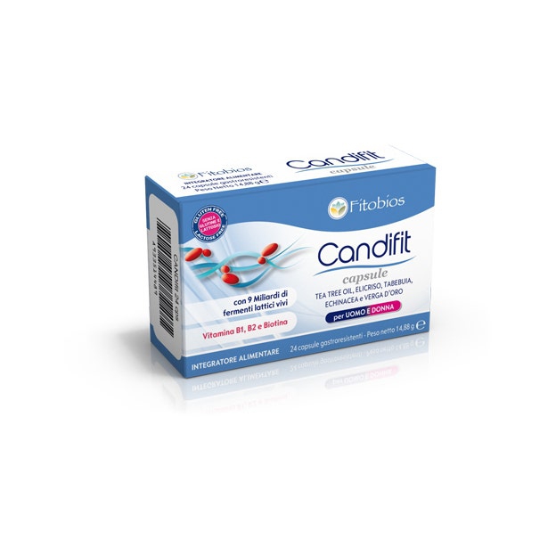 Candifit Integratore Vie Urinarie 24 Capsule Gastroresistenti