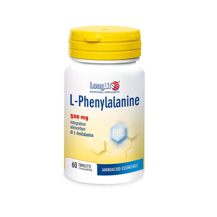 LongLife L-Phenylanine Integratore Tono dell'Umore 60 Tavolette