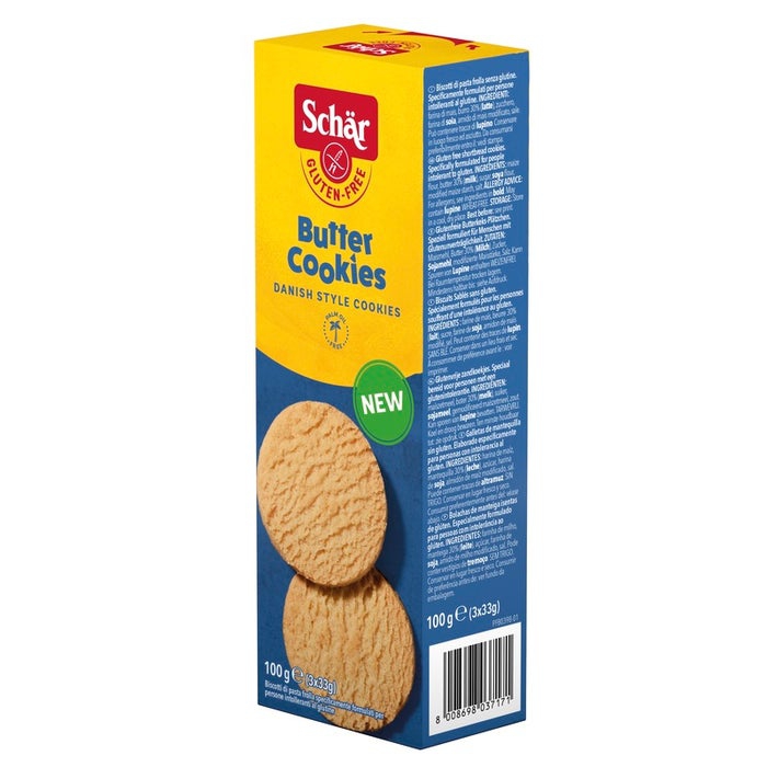 Schar Biscotti Butter Cookies 3x33g