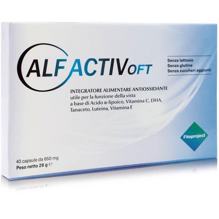 Alfactiv Oft Integratore Benessere Visivo 40 Compresse