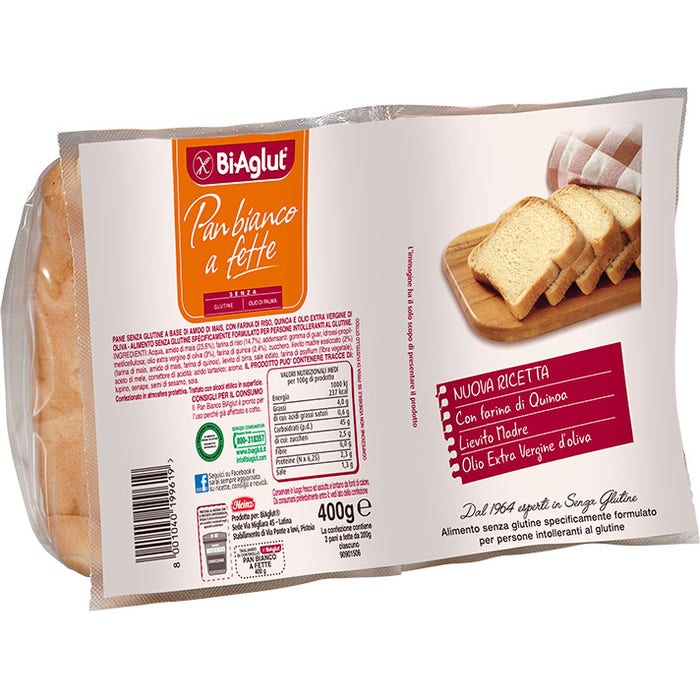 Biaglut Pane Bianco Soffice A Fette 2x200g