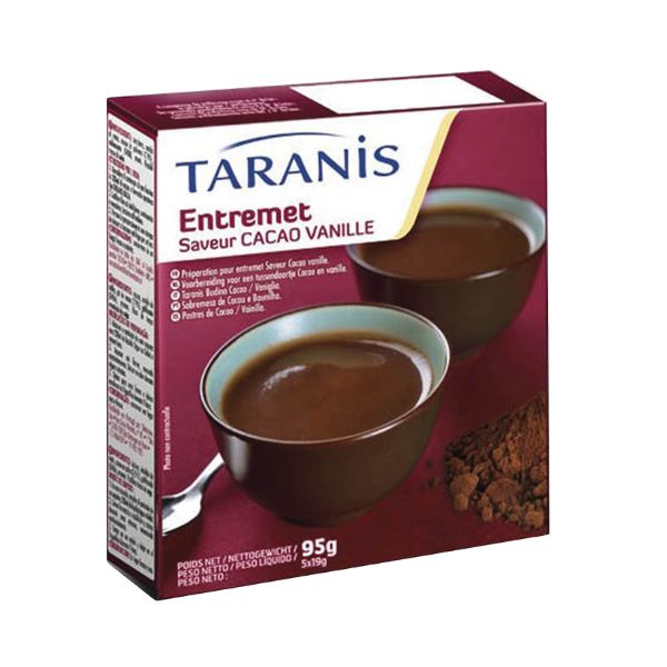 Taranis Budino Aproteico Vaniglia e Cioccolato 5 Bustine