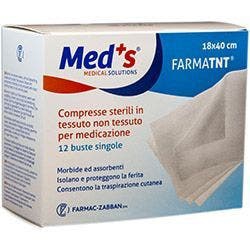 Med s Compresse Di Garza Sterile TNT 18 x 40 cm 12 Pezzi