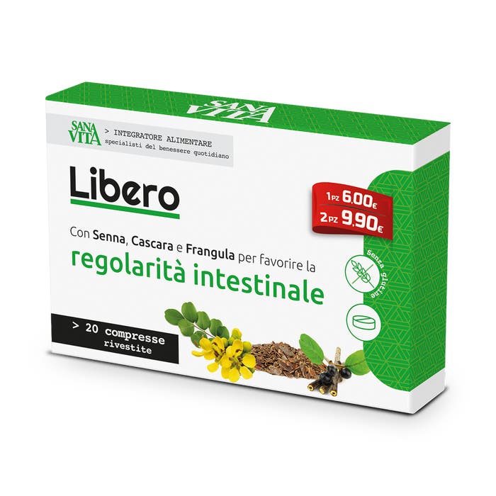 Sanavita Libero Integratore Di Estratti Vegetali 20 Compresse