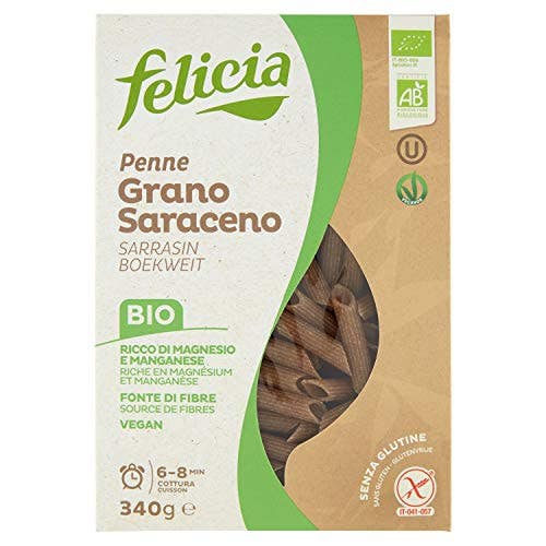 Felicia Bio Penne Rigate Al Grano Saraceno Senza Glutine 340 g