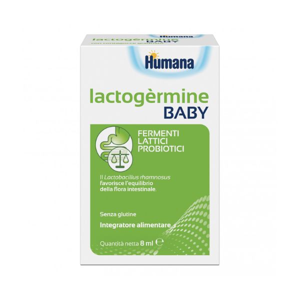 Humana Lactogrmine Baby Gocce Integratore Fermenti Lattici Flacone 7,5g