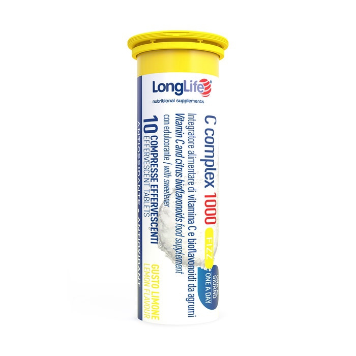 Longlife C Complex 1000 Fizz Limone 10 Compresse Effervescenti