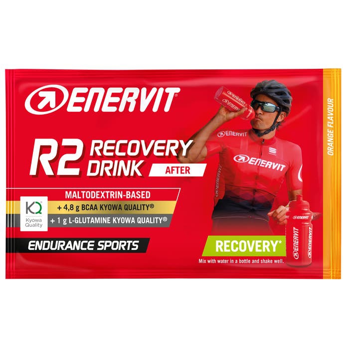 Enervit R2 Recovery Drink Integratore Per Sportivi Gusto Arancia Bustina da 50 g