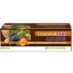 Farmaderbe Laxafruit Integratore Vegetale 15 Cubetti Masticabili