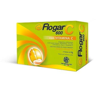 Flogar C 600 Integratore Benessere Vie Respiratorie 14 Bustine