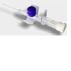 PB Pharma Ago Cannula 22G Intravenoso A 2 Vie Con Alette Blu