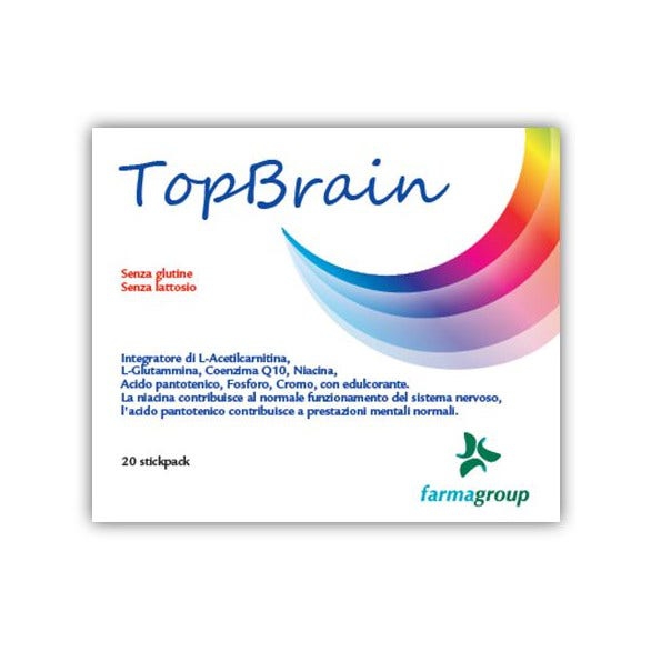 Topbrain Integratore Sistema Nervoso 20 Stick