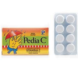 Pedia C Integratore Gusto Arancia 24 Compresse