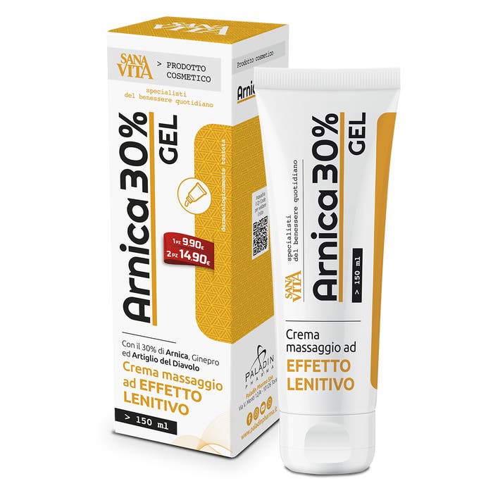 Sanavita Gel Arnica 30% 150ml.