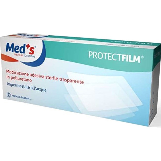 Med's Protectfilm Medicazione Adesiva Impermeabile 10x12cm 10 Pezzi